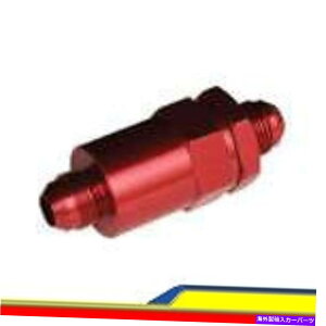 Carburetor HPC -8an�R���t�B���^�[���b�h120�~�N�����C�����C���R���t�B���^�[-8an HPC -8an Fuel Filter Red 120 Micron In-Line Fuel Filter -8an