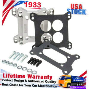 Carburetor A~jE2o4oLu^[zC}jz[hA_v^[v[g1933 NEW Aluminum 2 Barrel to 4 Barrel Carburetor Intake Manifold Adapter Plate 1933 NEW