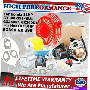 Carburetor 16100-ZE3-V01z_GX340 GX390 WT40 w/Gasket11HPp̃Lu^[GAtB^[Lbg 16100-ZE3-V01 Carburetor Air Filter Kit for Honda GX340 GX390 WT40 w/Gasket 11HP