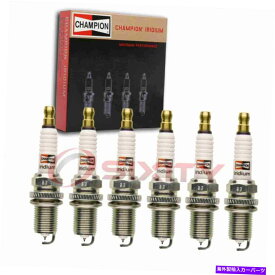 Carburetor 6 PCチャンピオン9201 4512 9807B-561-5W BKR6EYA F8DPERAIのイリジウムスパークプラグ 6 pc Champion 9201 Iridium Spark Plugs for 4512 9807B-561-5W BKR6EYA F8DPER ai