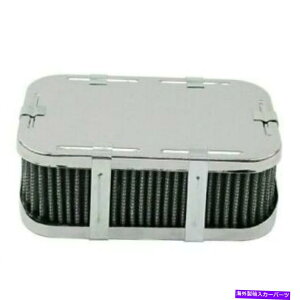 Carburetor Empi 9024 Chrome`GAN[i[AZu-IDFEF[o[4-1/2 "x 7" x 2-1/2 " Empi 9024 Chrome Rectangular Air Cleaner Assembly-IDF Weber 4-1/2" X 7" X 2-1/2"