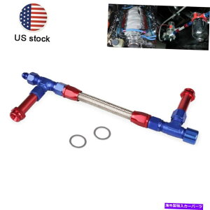 Carburetor US Aluminium 8 An Holley 4150�f���A���t�B�[�h�R�����C���L�b�g�Y�������p��҂� US Aluminum 8 AN Holley 4150 Dual Feed Fuel Line Kit Carb Fittings Braid AN8�y���s�A���i�z