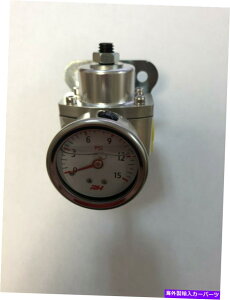 Carburetor TSP 5-12 PSI�r���b�g�R�����̓��M�����[�^�[3/8 "NPT�z�Ɏ_���N���Aw/�Q�[�W TSP 5-12 PSI Billet Fuel Pressure Regulator 3/8" NPT Anodized Clear W/Gauge