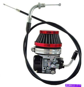 Carburetor 49cc 66cc 60cc 2Xg[Nd]ԗp̃Lu^[YXbgP[u Carburetor Carb & Throttle Cable for 49cc 66cc 60 80cc 2-Stroke Motorized Bike