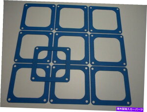 Carburetor HOLLEY QFT AED CCS Blue Non Stick Dominator 4500-4700tWKXPbg10pbN Holley QFT AED CCS Blue NON STICK Dominator 4500-4700 Flange Gasket 10 Pack