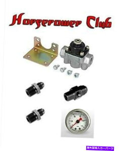 Carburetor NCbNR30-803z[R̓M[^tBbeBOQ[WA_v^[ Quick Fuel 30-803 Holley Fuel Pressure Regulator Fittings Gauge Adapter
