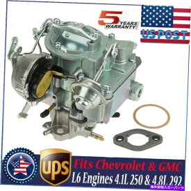 Carburetor キャブレター1バレルロチェスター用シボレー＆GMC V6 250および292 W/チョークサーモスタット Carburetor 1 Barrel Rochester For Chevy & GMC V6 250 & 292 w/ Choke Thermostat
