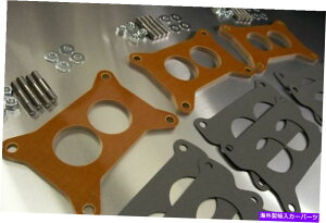 Carburetor Holley Tri Power FE�t�H�[�h�t�F�m�[���≏�̃X�y�[�T�[�V�F�r�[6�p�b�N���C�U�[1/4�ɓK������ Fits Holley Tri Power FE Ford Phenolic Insulator Spacer Chevy Six Pack Riser 1/4�y���s�A���i�z