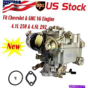 Carburetor �V�{���[GMC L6 4.1L 250 4.8L 292 w/�`���[�N�T�[���X�^�b�g�ɓK����1�o�����L���u���^�[�t�B�b�gUS 1-Barrel Carburetor Fit For Chevy GMC L6 4.1L 250 4.8L 292 W/Choke Thermostat US�y���s�A���i�z
