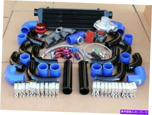 Turbo Charger B�V���[�YB16/B18 EK/EF/EG T3�}�j�z�[���h�^�[�{�`���[�W���[�L�b�g�u���b�N�p�C�v�u���[�J�v���[ B-SERIES B16/B18 EK/EF/EG T3 MANIFOLD TURBOCHARGER KIT BLACK PIPE BLUE COUPLER�y���s�A���i�z