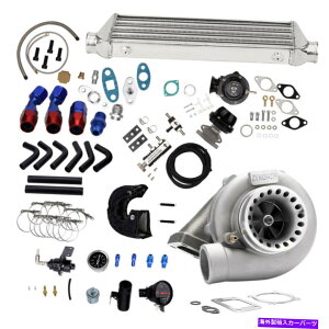 Turbo Charger GT35^[{Lbg2.5 "C^[N[[+pCsO+u[Itl+ICtB[h/^[C11pcs GT35 Turbo Kit 2.5" Intercooler+Piping+Blow Off Value+Oil Feed/Return Line 11PCS