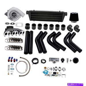 Turbo Charger T4 Turbo+InterCooler+}jz[h+ICC+StJetta 2.8L 92-02p̃EFCXgQ[gLbg T4 Turbo+Intercooler+Manifold+Oil Line+Wastegate Kit for Golf Jetta 2.8L 92-02