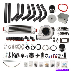 Turbo Charger LS1 LS2 LS6 4.5-6LGW + BOV +C^[N[[ +zǗpT3 / T4^[{Lbg T3 / T4 Turbo Kit for LS1 LS2 LS6 4.5-6L Engine + BOV + Intercooler + Piping
