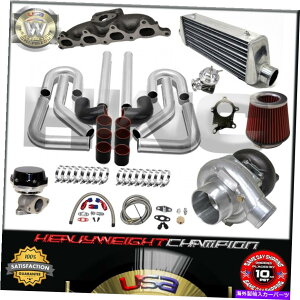 Turbo Charger 90-93̃^[{LbgT3/T4 Accord 92-96 Prelude F22a H23 IC PK WG BOV}jz[hBK Turbo Kit T3/T4 for 90-93 Accord 92-96 Prelude F22A H23 IC PK WG BOV Manifold BK