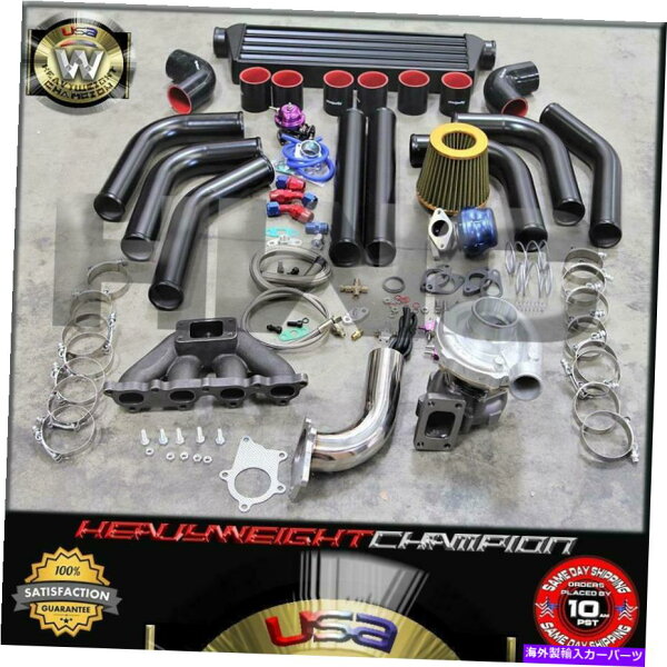 Turbo Charger 90-01 Acura Integra GS-R B18 Turbo Charger Kit T3/T4マニホールド+インタークーラー+BOV 90-01 Acura Integra GS-R B18 Turbo Charger Kit T3/T4 Manifold+Intercooler+Bov【並行輸入品】