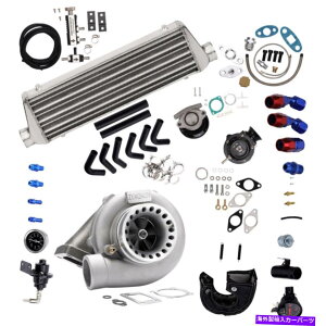 Turbo Charger T3/T4C^[N[[zǃICCEFXgQ[g^[{Lbg0.63 A/RICp11pcs T3/T4 Intercooler Piping Oil Line Wastegate Turbo Kits 0.63 A/R Oil Cooled 11PCS