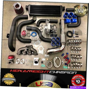 Turbo Charger Blue B18 DC2 Integra GS-R{gI^[{LbgT3/T4[dKEEPAC PW 245HP@10PSI BLUE B18 DC2 Integra GS-R Bolt-On Turbo Kit T3/T4 CHARGER KEEP AC PW 245HP@10PSI