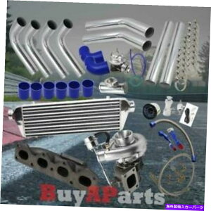 Turbo Charger ^[{/^[{`[W[+}jz[hDIYNu[Lbg90-93 Mazda Miata 1.6L Turbo/Turbocharger+ Cast Manifold DIY Chrome Blue Kit for 90-93 Mazda Miata 1.6L