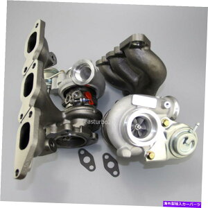 Turbo Charger TD03 BIツインターボ充電器2000-2006 VOLVO S80 CX90 B6284T N3P28F 2.9L T6 TD03 Bi Twin Turbo charger for 2000-2006 Volvo S80 CX90 B6284T N3P28F 2.9L T6
