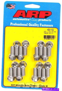 Intake Manifold ARP 400-1102 BBC�V�{���[�w�b�_�[�X�e�����X�{���g�Z�b�g�{���g454 396 Arp 400-1102 BBC Chevy Header Stainless Bolt Set Bolts 454 396�y���s�A���i�z
