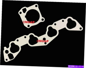 Intake Manifold 88-91�z���_�V�r�b�N��CRX�̔M�z�C�}�j�z�[���h�ƃX���b�g���{�f�B�K�X�P�b�g Thermal Intake Manifold & Throttle Body Gasket for 88-91 Honda Civic & CRX�y���s�A���i�z