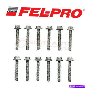 Intake Manifold 1992-1993_bWD150 3.9L 5.2L 5.9L V6 QRɃZbgꂽFEL PRO INTAKE}jz[h{gZbg Fel Pro Intake Manifold Bolt Set for 1992-1993 Dodge D150 3.9L 5.2L 5.9L V6 qr