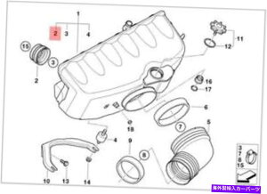 Intake Manifold {BMW E46 Z3 Cabrio Coupe Intake}jz[hVXez[XOEM 11617830265 Genuine BMW E46 Z3 Cabrio Coupe Intake Manifold System Hose OEM 11617830265