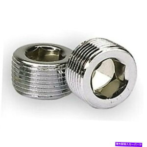 Intake Manifold \39154NbLpCvvO-3/4 "npt;pbNƂ2 Moroso 39154 Chrome Plated Pipe Plugs - 3/4" NPT; two per pack