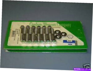 Intake Manifold Mustang 289 302�z�C�}�j�z�[���h�{���g�����ꂽSS MUSTANG 289 302 INTAKE MANIFOLD BOLTS POLISHED SS�y���s�A���i�z