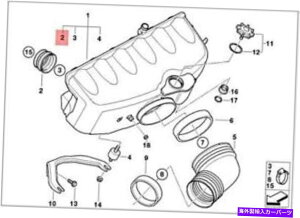 Intake Manifold {BMW E46 E85 E86 Z3 Cabrio Intake}jz[hVXez[XOEM 11617835861 Genuine BMW E46 E85 E86 Z3 Cabrio Intake Manifold System Hose OEM 11617835861