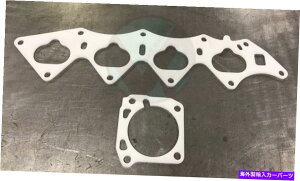Intake Manifold Honda Acura B16 / B18C5�p�̔M�z�C�}�j�z�[���h��70mm�X���b�g���{�f�B�K�X�P�b�g Thermal Intake Manifold & 70mm Throttle Body Gasket For Honda Acura B16 / B18C5�y���s�A���i�z
