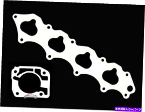 Intake Manifold �M�z�C�}�j�z�[���h���X���b�g���{�f�B�K�X�P�b�g�t�B�b�g97-01�z���_�v�������[�h2.2L Thermal Intake Manifold & Throttle Body Gasket fit 97-01 Honda Prelude 2.2L�y���s�A���i�z