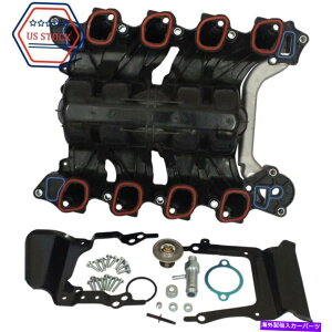 Intake Manifold GWCe[N}jz[hw/`Xbg{fBT[X^bgKXNbLAbp[615-375 Engine Intake Manifold w/ Molded Throttle Body Thermostat & Gask Upper 615-375