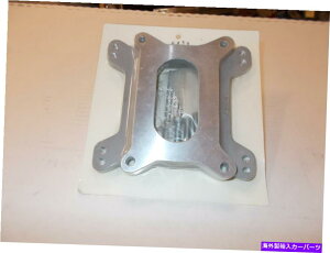 Intake Manifold Offy Offenhauser Adapter StdB 4 brlYHolley 2 brlx[X5413 Offy Offenhauser adapter std. 4 brl carb on to Holley 2 brl base #5413