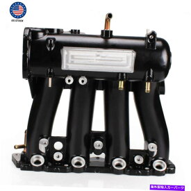 Intake Manifold 88-00ホンダシビックCRXデルソルソーシリーズCX DX EXのブラックインテークマニホールド BLACK Intake Manifold For 88-00 Honda Civic CRX Del Sol SOHC D Series CX DX EX