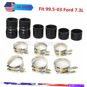 Intake Manifold 99-03AbvO[hꂽ5 plyVRCACC^[N[[u[gLbgtH[h7.3Lp[Xg[N 99-03 Upgraded 5 Ply Silicone CAC Intercooler Boot Kit for Ford 7.3L Powerstroke