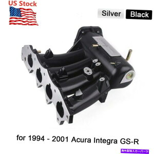Intake Manifold 1994N2001ÑCeOGSR B18C1č̃vێ}jz[hubN Pro Intake Manifold Black for 1994-2001 Integra GSR B18C1 US Stock