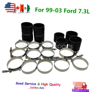 Intake Manifold AbvO[hꂽ5 plyVRCACC^[N[[u[gLbgtBbg7.3L 99-03tH[hp[Xg[N Upgraded 5 Ply Silicone CAC Intercooler Boot Kit fit 7.3L 99-03 Ford Powerstroke