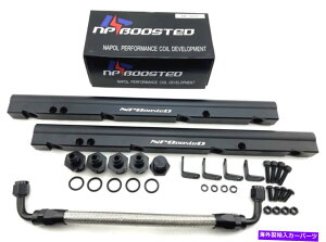 Intake Manifold LS1 LS6�r���b�g�A���~�j�E�������\ /�n�C�t���[�R�����[���L�b�g�u���b�N�ɓK�� FITS LS1 LS6 Billet Aluminum High Performance / Hi Flow Fuel Rail Kit Black