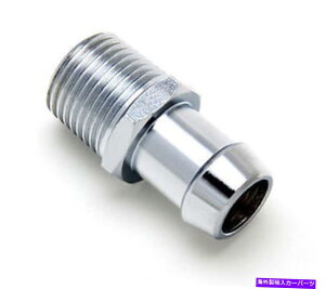 Intake Manifold zC}jz[hq[^[z[XtBbeBO1/2 NPT 5/8o[uNA~jESBC BBC A21 Intake Manifold Heater Hose Fitting 1/2 NPT 5/8 BARB CHROME ALUMINUM SBC BBC A21