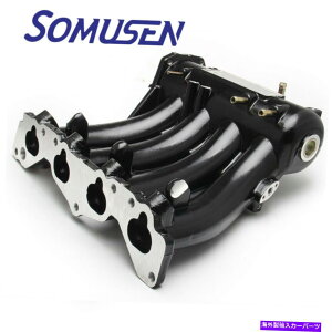 Intake Manifold 88-00�z���_�V�r�b�NCRX�f���\���\�[D�V���[�YD15 1.6L�̃u���b�N�C���e�[�N�}�j�z�[���h Black Intake Manifold For 88-00 Honda Civic CRX Del Sol SOHC D Series D15 1.6L�y���s�A���i�z
