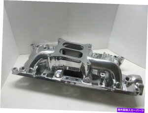 Intake Manifold ȃubNtH[hGAMbvfGv[|bVA~jEێ}jz[h-84025 Small Block Ford AIR GAP Duel Plane Polished Aluminum Intake Manifold-84025