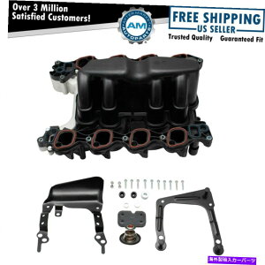 Intake Manifold zC}jz[hW/T[X^bgKXPbgLbgtH[hJ[}[L[4.6L V8p Intake Manifold w/ Thermostat & Gaskets Kit NEW for Ford Lincoln Mercury 4.6L V8
