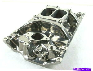 Intake Manifold 1996+�X���[���u���b�N�V�{���[327 350 383���H���e�b�N�z�C�}�j�z�[���h����e42421p 1996+ Small Block Chevy 327 350 383 Vortec Intake Manifold Polished E42421P�y���s�A���i�z