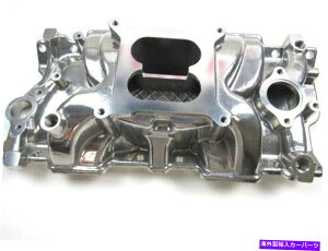Intake Manifold 1955-86 SBC 327 350 383�f���A���v���[���A���~�j�E���z�C�}�j�z�[���h����e42405p 1955-86 SBC 327 350 383 Dual Plane Aluminum Intake Manifold Polished E42405P�y���s�A���i�z
