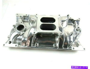 Intake Manifold 96-02�V�{���[350 383�{���e�b�N�A���~�j�E���ێ�}�j�z�[���h�f���A���v���[���|���b�V��E42422p 96-02 Chevy 350 383 Vortec Aluminum Intake Manifold Dual Plane Polished E42422P�y���s�A���i�z