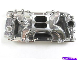 Intake Manifold 1965-1990 Chevy 396-454�ȉ~�`�̃|�[�g�G�A�K�b�v�z�C�}�j�z�[���h����e42443p 1965-1990 Chevy 396-454 Oval Port AirGap Intake Manifold Polished E42443P�y���s�A���i�z