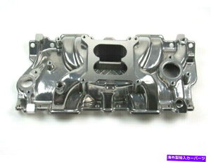Intake Manifold 1955-1986 SBC Chevy 350�f���A���v���[���~���E�o���B�z�C�}�j�z�[���h����e42403p 1955-1986 SBC Chevy 350 Dual Plane Alum. Intake Manifold Polished E42403P