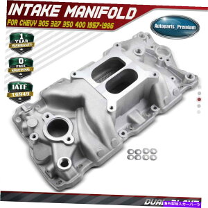 Intake Manifold Chevy SBC V8 305 327 350 400 1957-1986�̃f���A���v���[���n�C�㏸�z�C�}�j�z�[���h Dual Plane High Rise Intake Manifold for Chevy SBC V8 305 327 350 400 1957-1986�y���s�A���i�z