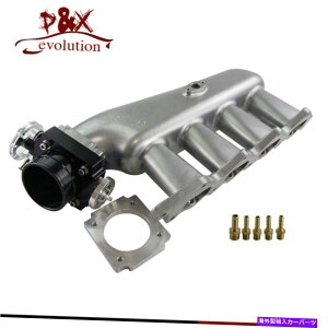 Intake Manifold ێ}jz[h+OHT[G{[V̂߂80mmXbg{fB4 5 6 7 8 9 Intake Manifold+ 80mm Throttle Body for Mitsubishi Lancer Evolution 4 5 6 7 8 9
